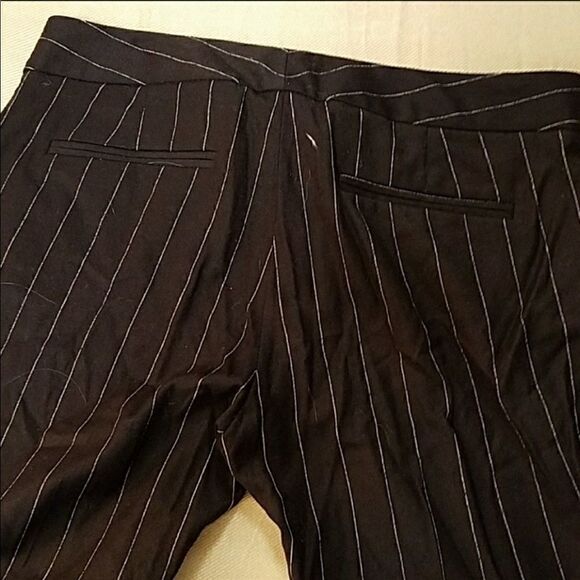 𝅺nwot Theory pinstripe wool blend trousers sz 4 - Picture 3 of 8